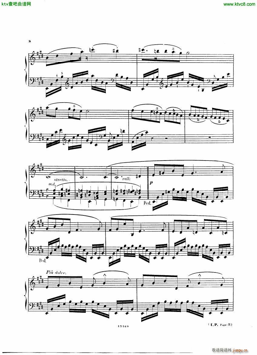 Alkan op 38 Trente Chants(钢琴谱)8