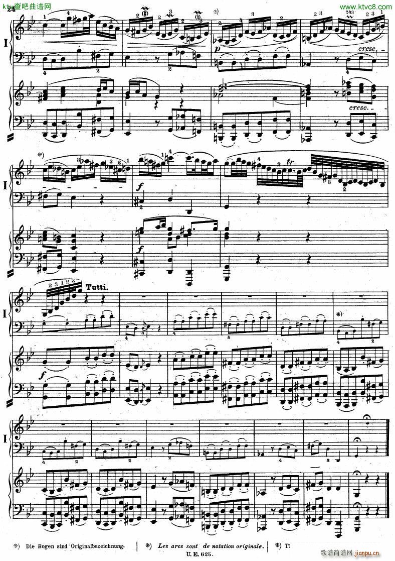 Bach JS BWV 1052 Keyboard Concerto in d ed R ntgen(钢琴谱)25