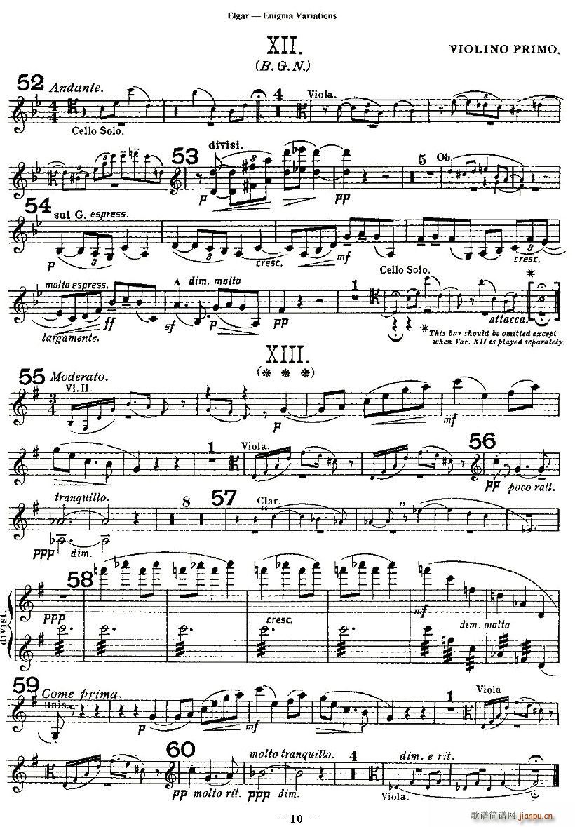 Edward Elgar Enigma Variations(十字及以上)10