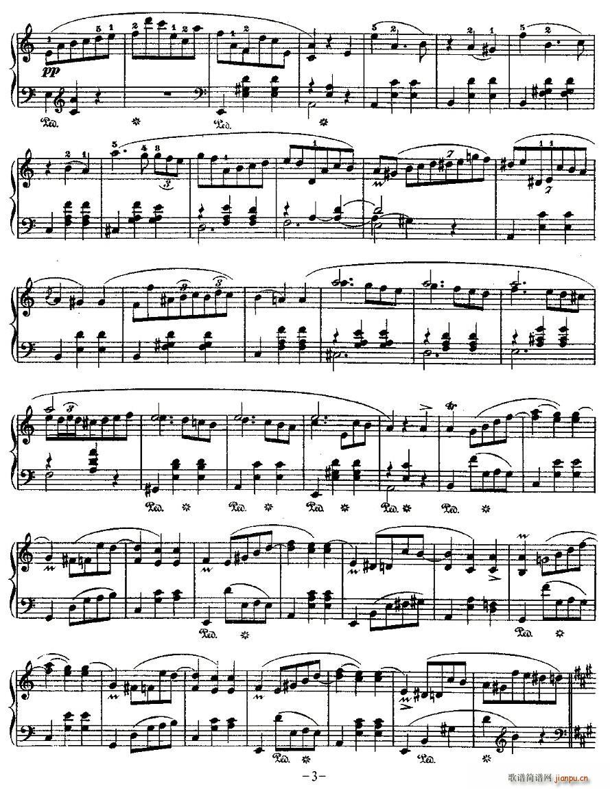 valse brillante，Op.34, No.2(十字及以上)3