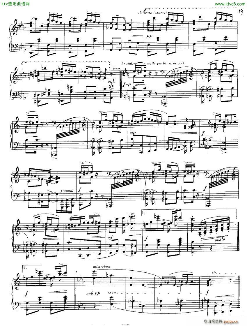 Albright Grand Sonata in Rag(钢琴谱)19