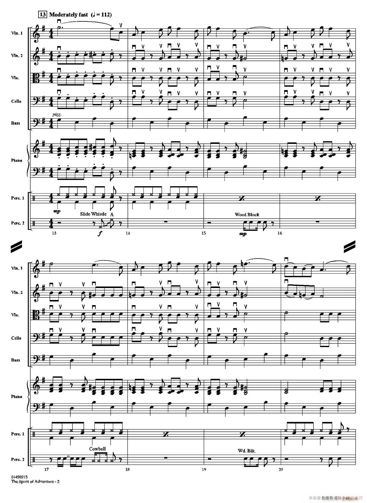 The Spirit of Adventure 交响弦乐团(总谱)3