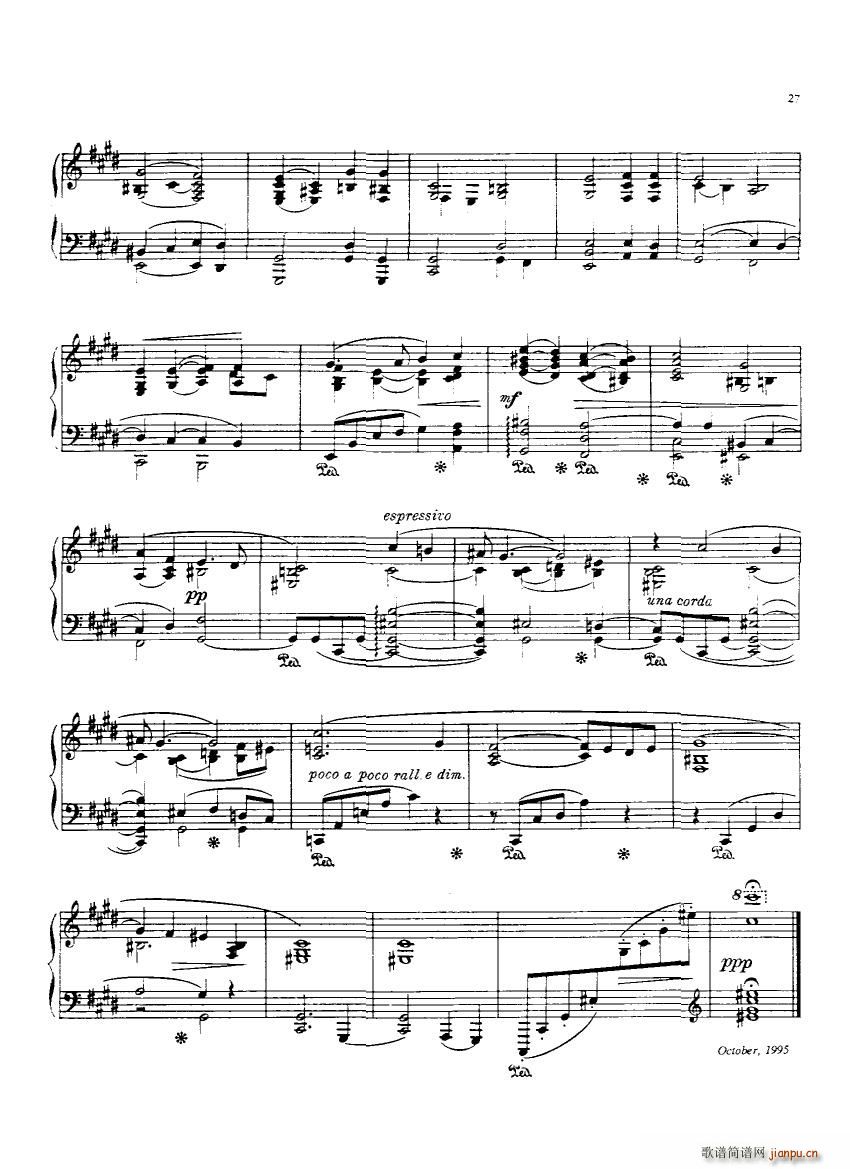 Beach Op 60 Variations on Balkan Themes(钢琴谱)21