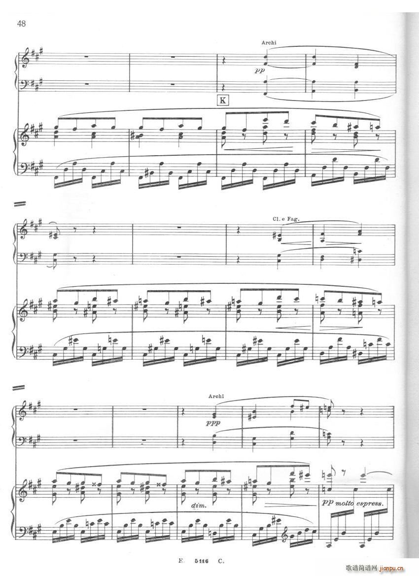 Franck Cortot Les Djinns 5 Les Djinns 5(十字及以上)10