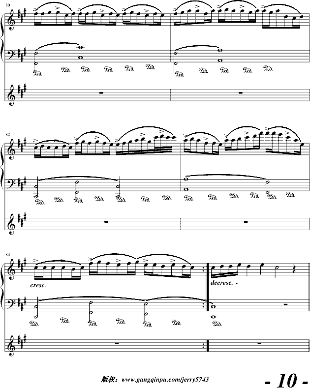 心之曲(钢琴谱)10