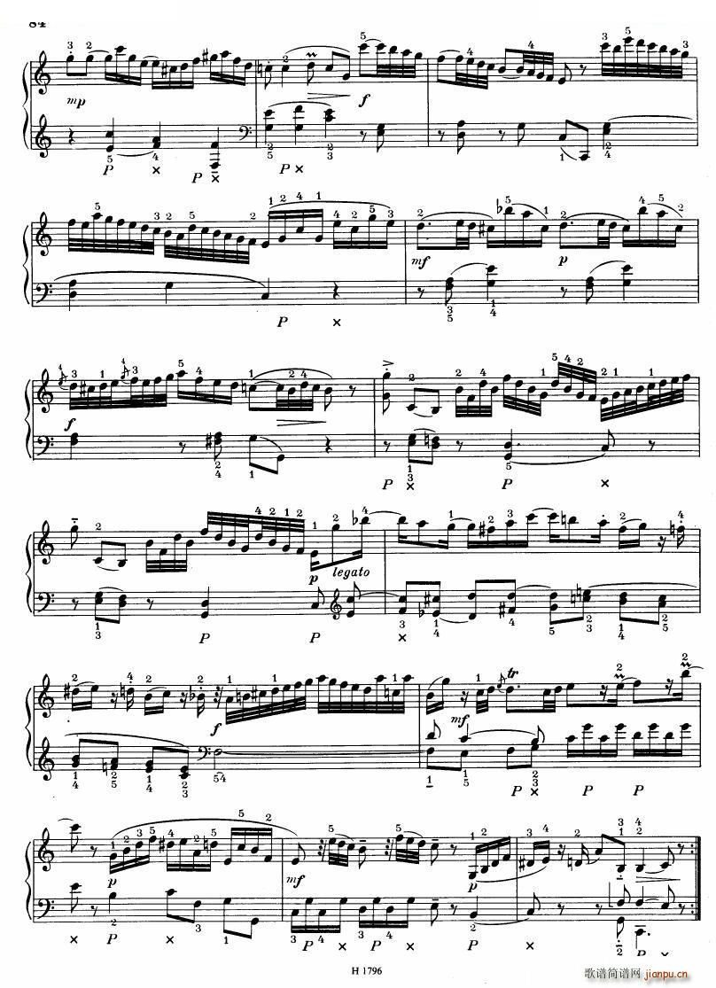 Benda 16 Sonatas 二 16 Sonatas 二(十字及以上)45