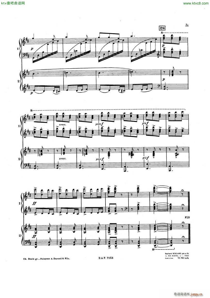 busser debussy Petite Suite 2P(钢琴谱)31