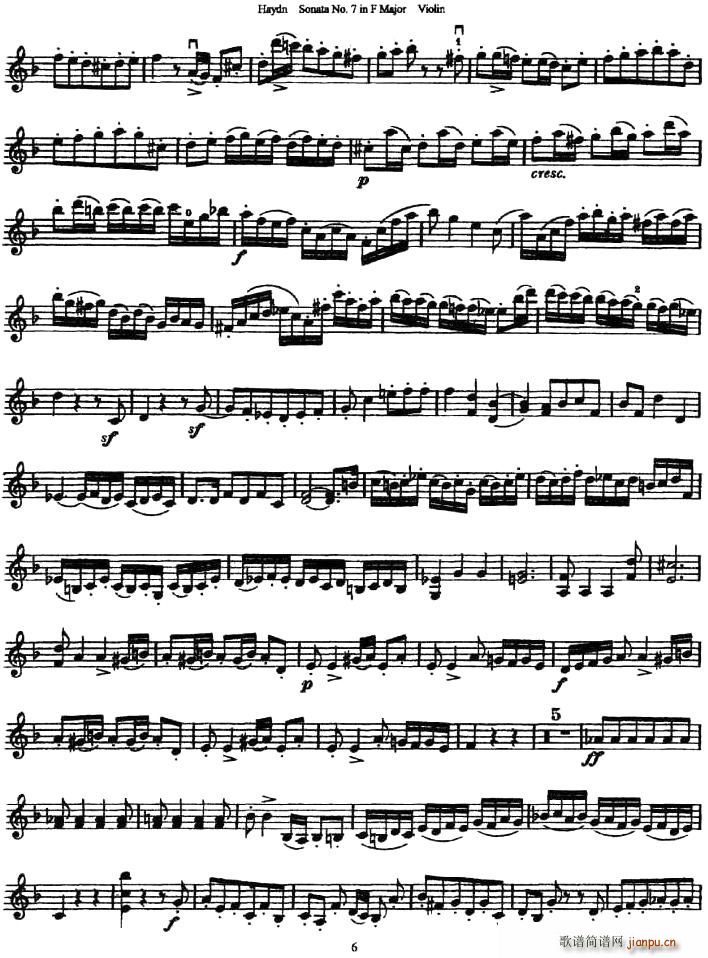 Soata No.7 in F Major(十字及以上)6