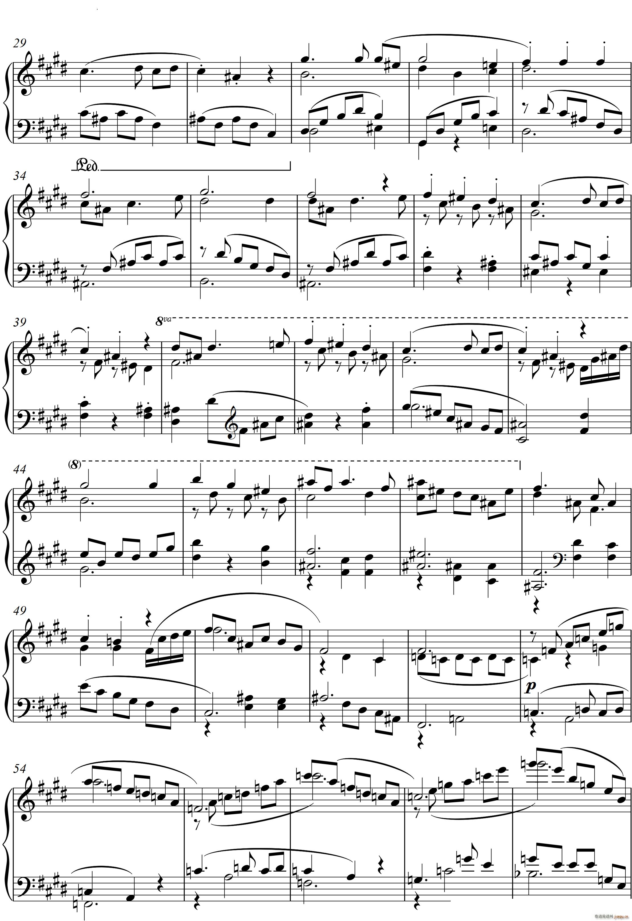 第22钢琴奏鸣曲 信仰 Piano Sonata No`22四个乐章(钢琴谱)12