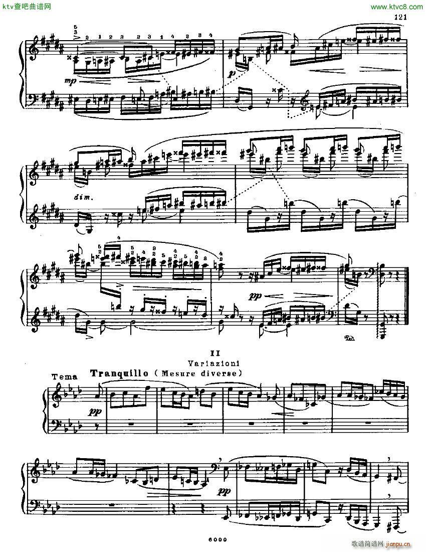 Anatoly Alexandrov Opus 22 Sonata no 5(钢琴谱)13