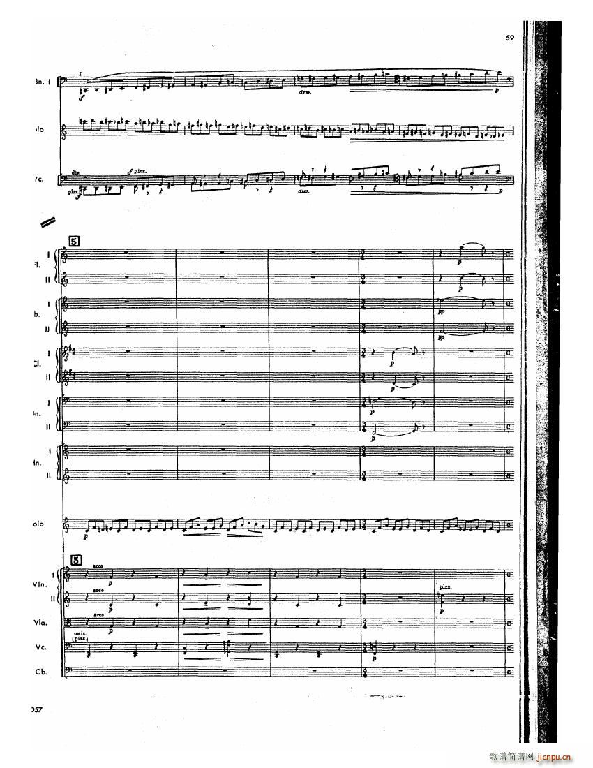 Barber op 14 Violin Concerto Score 二(钢琴谱)18