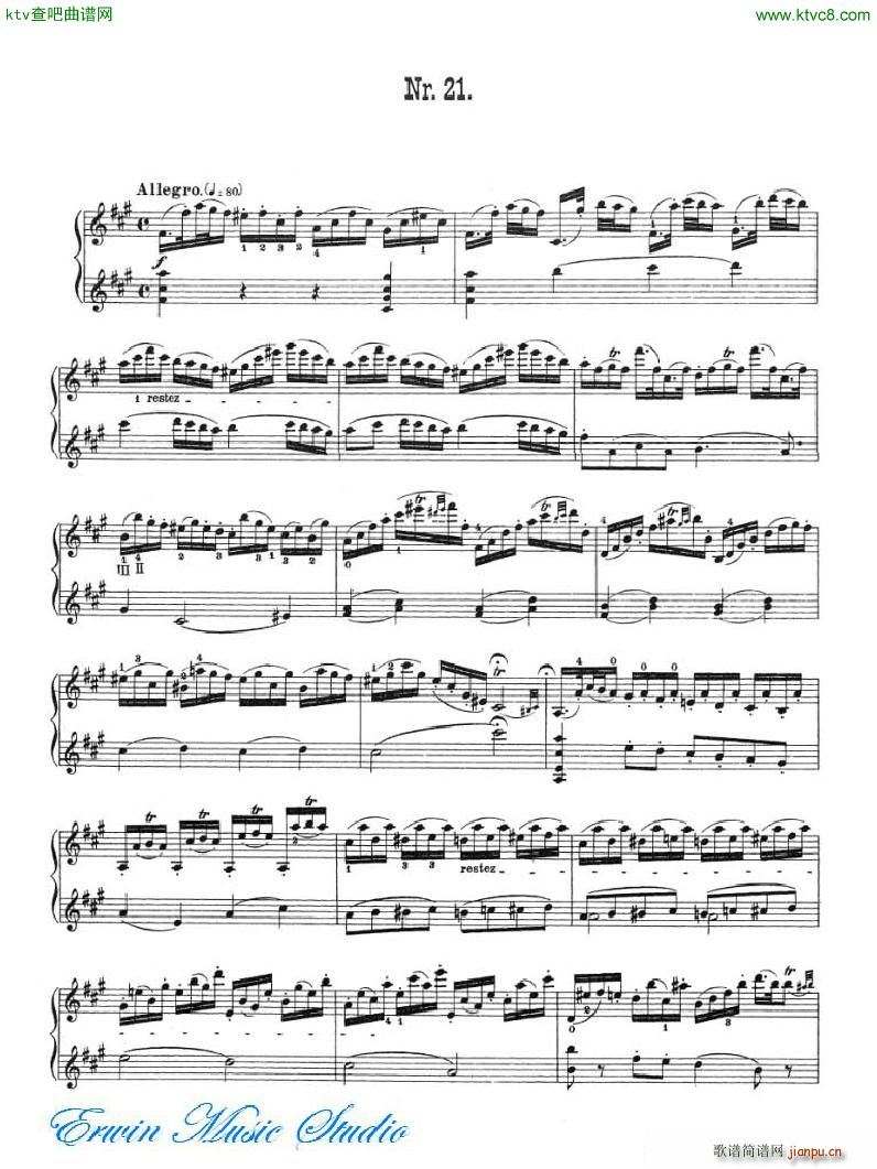 加维尼耶 24首隨想曲Pierre Gavinies 24 Caprices 21 24(十字及以上)1