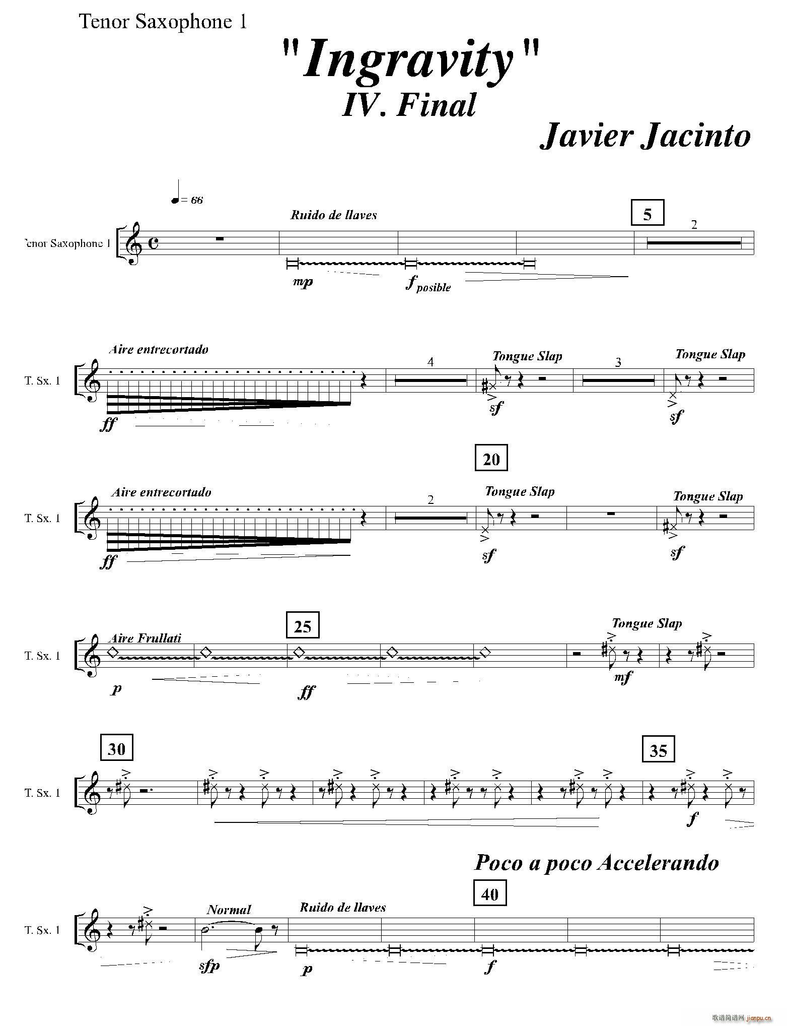 Ingravity 第四乐章 第一次中音萨克斯(十字及以上)1