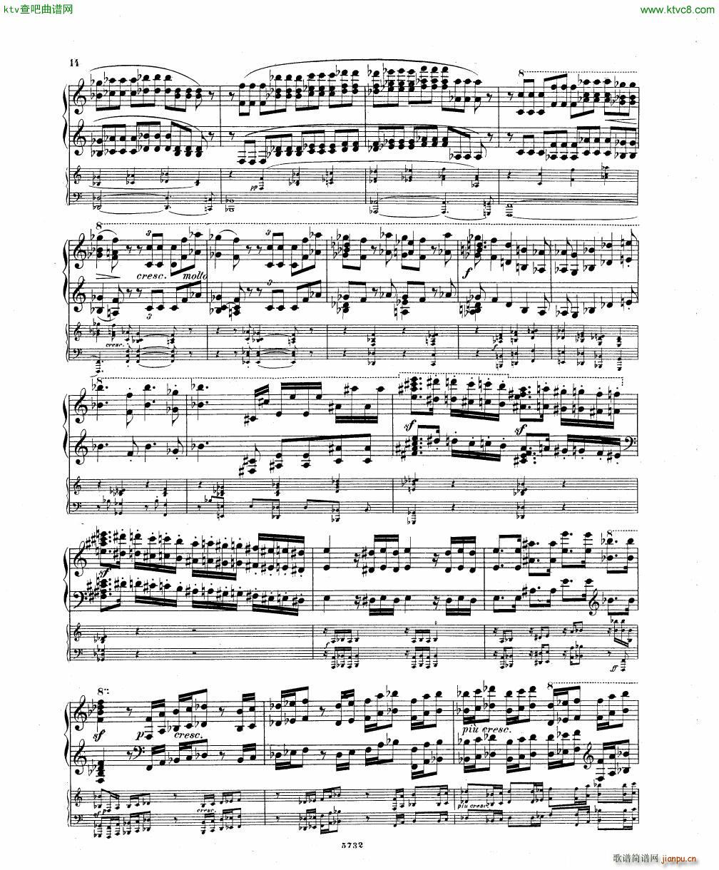 Fuchs Piano concerto Op 27 I(钢琴谱)12