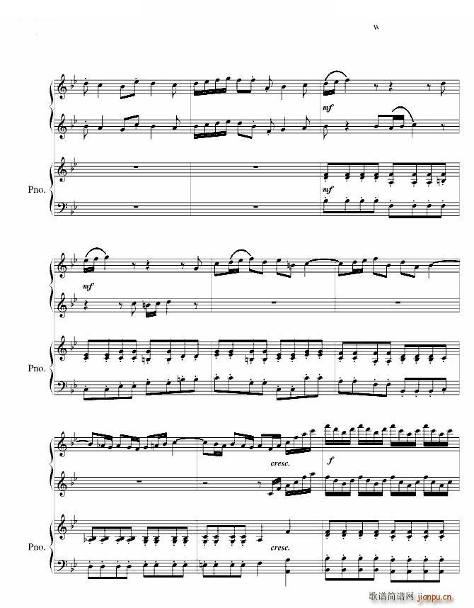 沙巴女王 四手联弹(钢琴谱)9