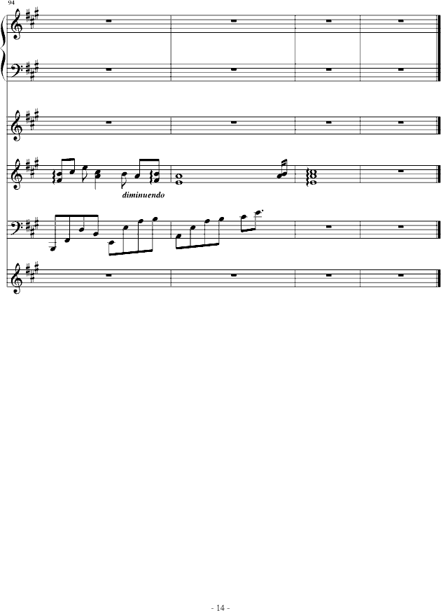 梅花亭（总谱）(钢琴谱)14