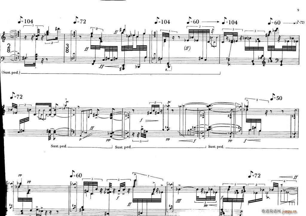 Berio Sequenza IV Sequenza IV(十字及以上)10