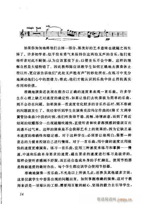 中国单簧管文集目录前言1-20(单簧管谱)23