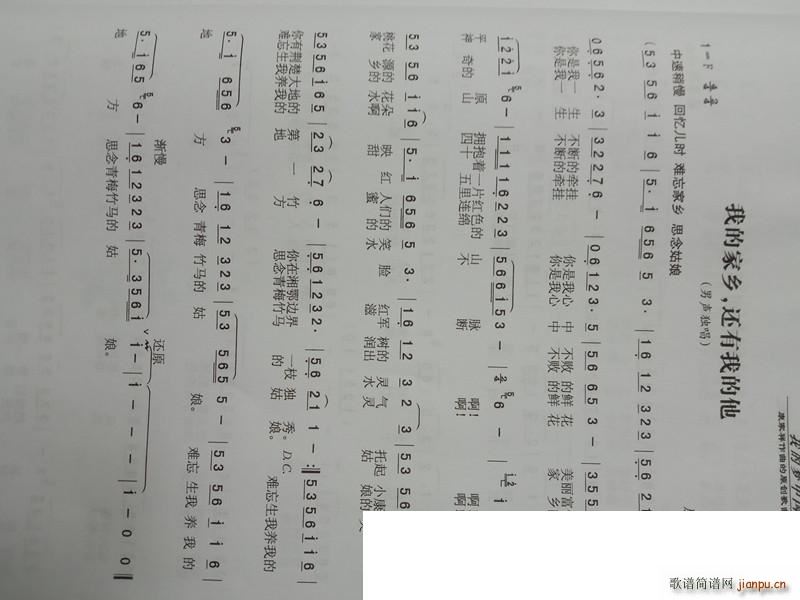 我的家乡 还有我的她(十字及以上)1