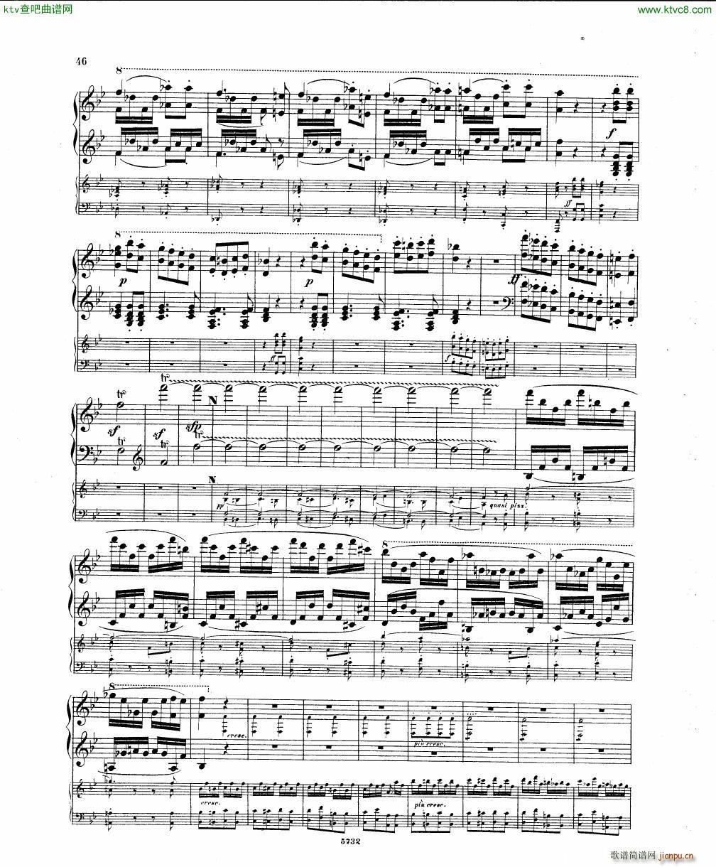 Fuchs Piano concerto Op 27 I(钢琴谱)44