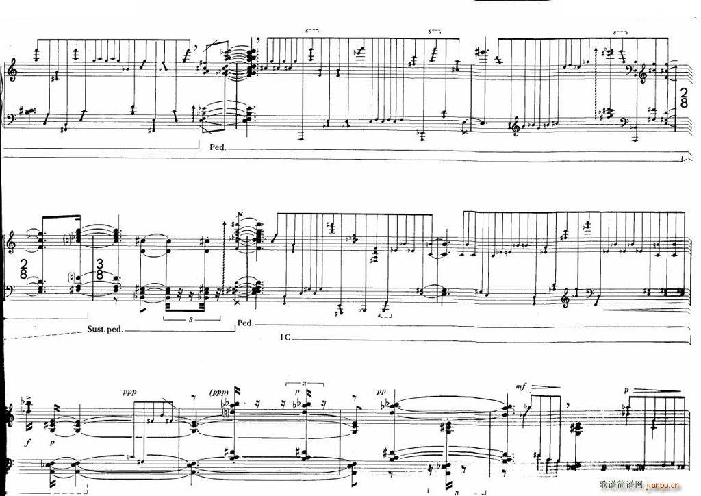 Berio Sequenza IV Sequenza IV(十字及以上)14