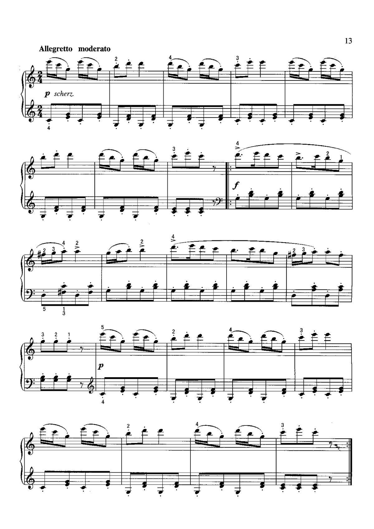 多利的梦与醒 不可不弹的世界钢琴名曲100首(钢琴谱)3