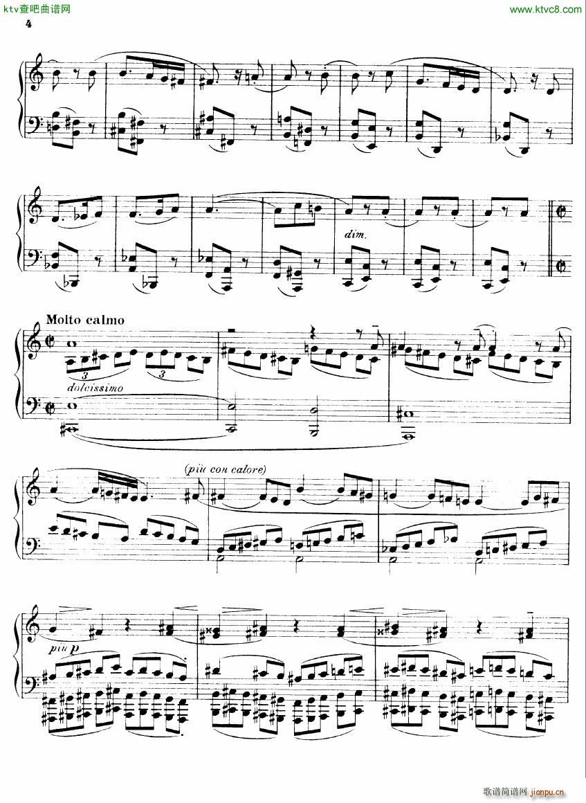 Busoni Sonatina a Moll(钢琴谱)3