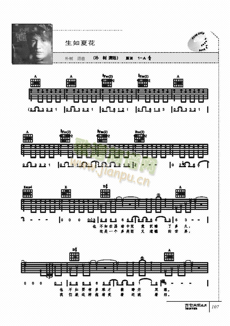 生如夏花-弹唱吉他类流行(其他乐谱)1