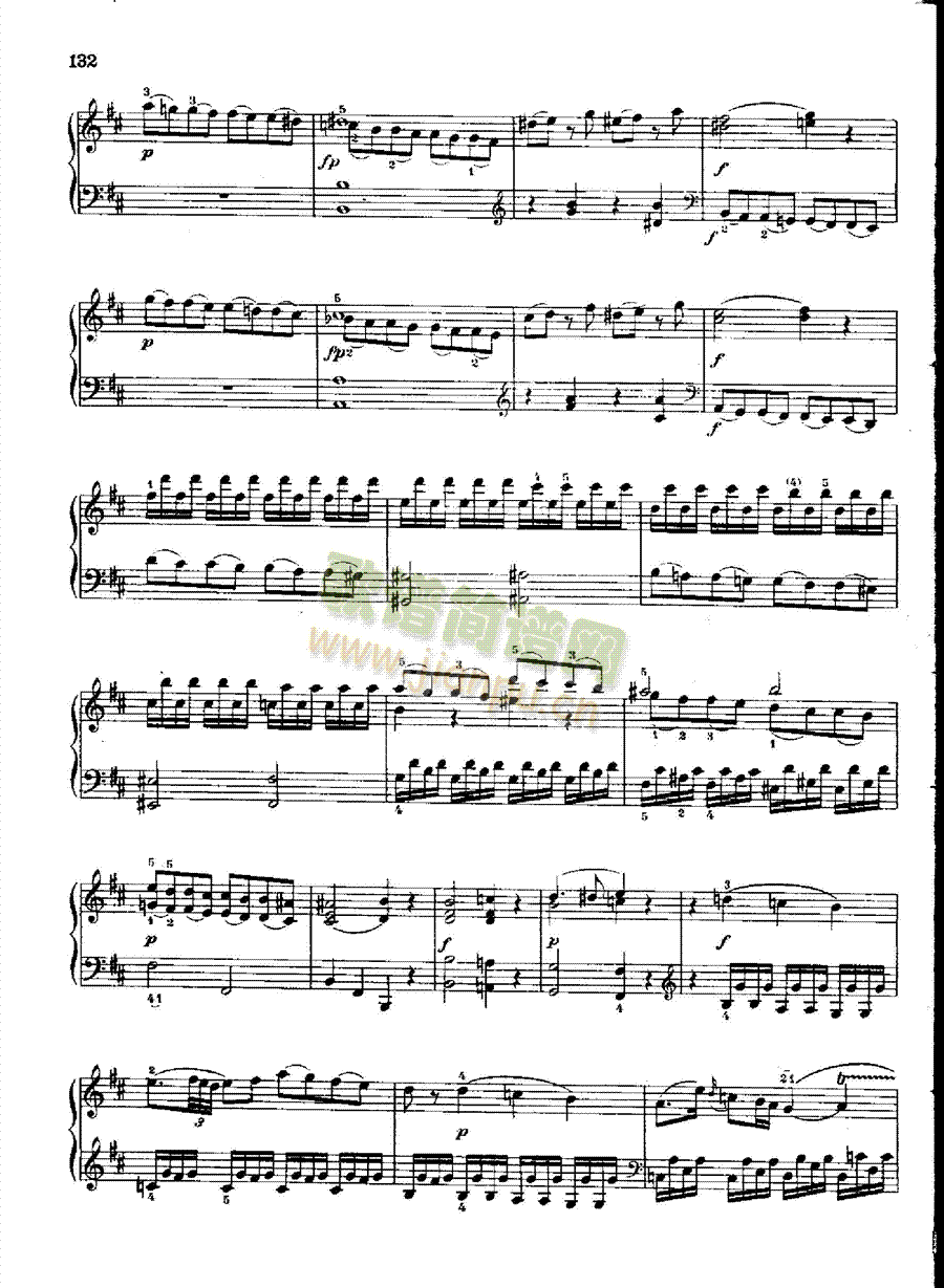 奏鸣曲Nr.810键盘类钢琴(钢琴谱)22