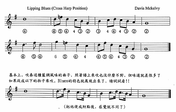 LippingBlues口琴谱(十字及以上)1