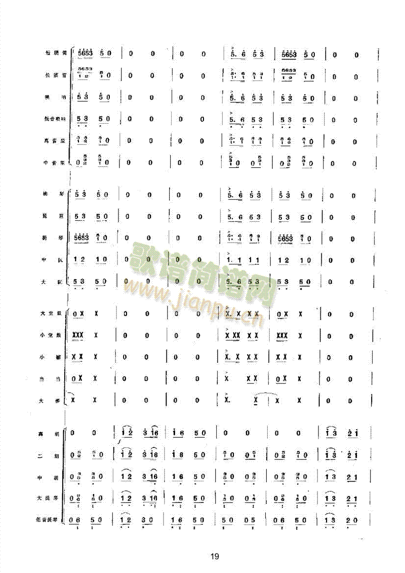 丰收乐队类民乐合奏(其他乐谱)19