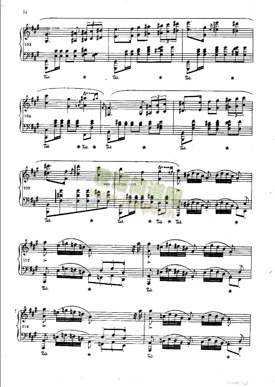波洛涅兹OP.44键盘类钢琴(其他乐谱)8