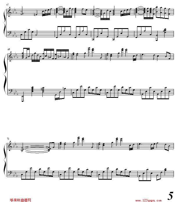 WNocturne-久石让(钢琴谱)5