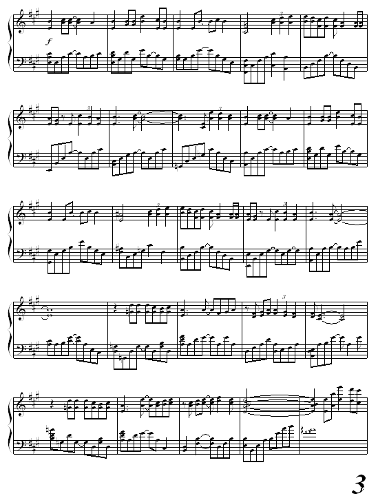 杯子-阿沁(钢琴谱)3