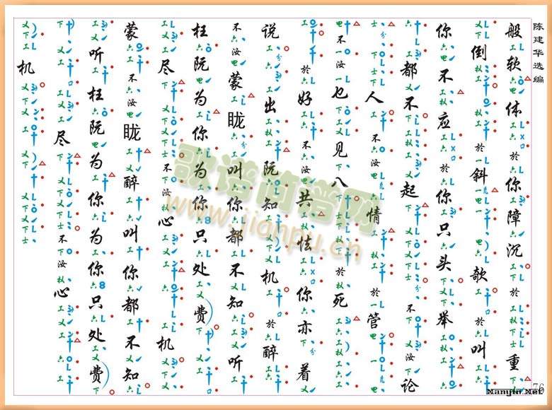 彩色工X谱-指套(其他乐谱)3