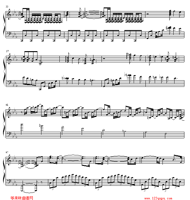 WNocturne-久石让(钢琴谱)3