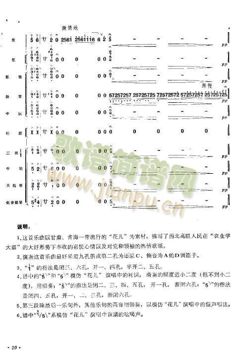 丰收花儿漫高原(总谱)20