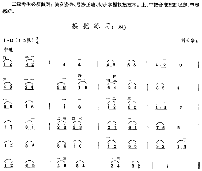 换把练习(四字歌谱)1