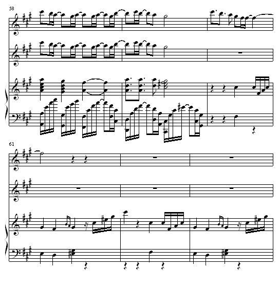 Justonelastdance(钢琴谱)9
