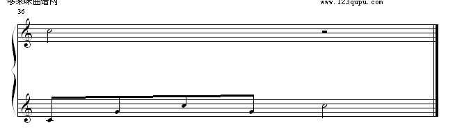 旋转木马-花叙(钢琴谱)3