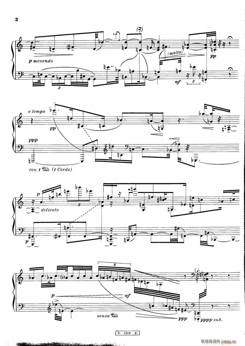 Berio Cinque Variazioni Cinque Variazioni(十字及以上)3