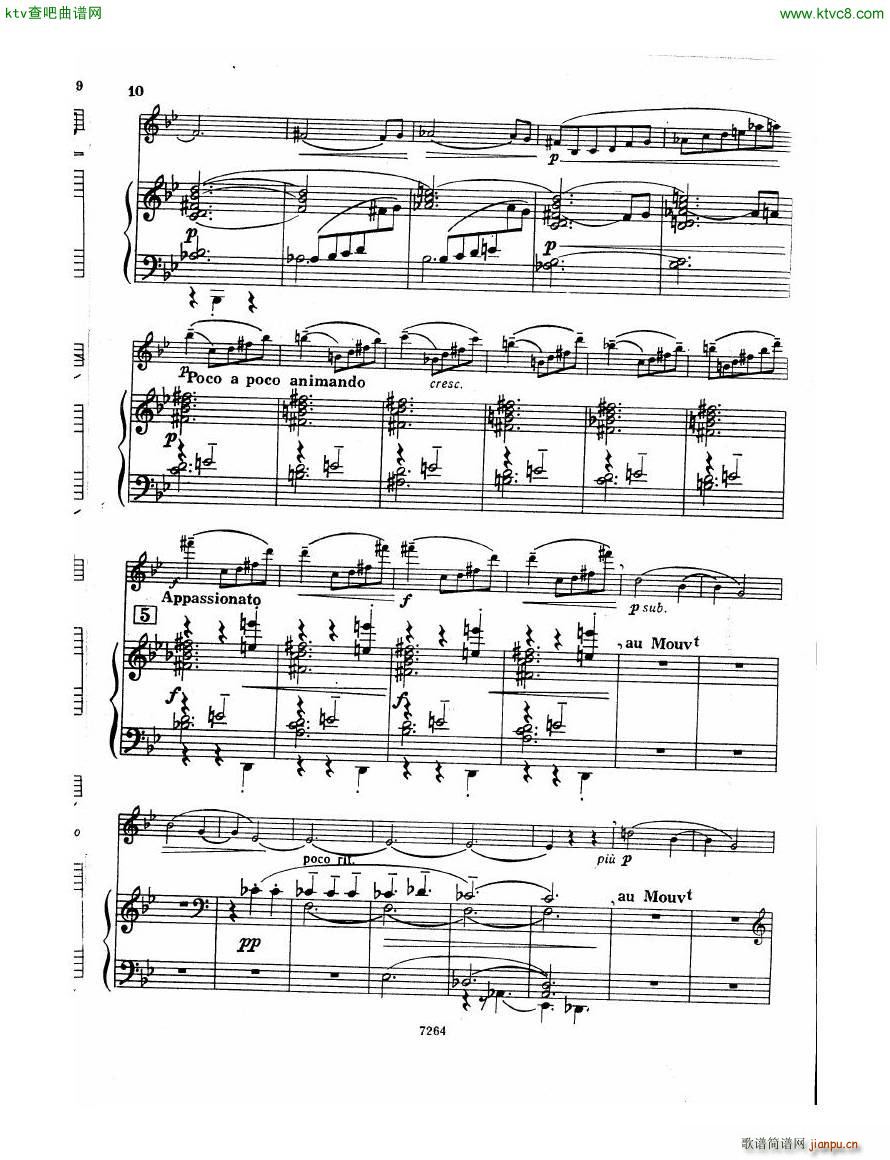 Debussy Violin Sonata Pn(钢琴谱)9