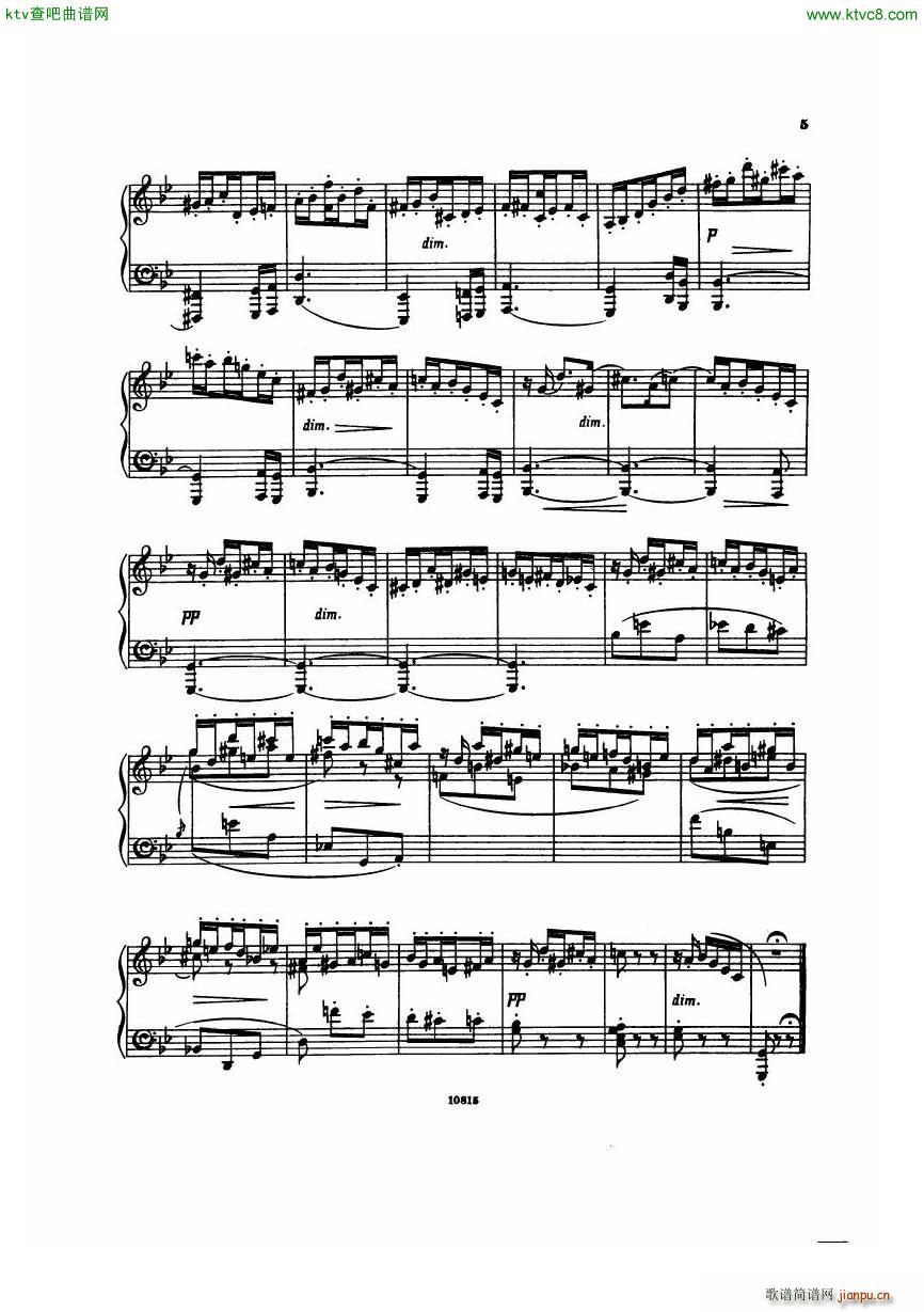 Edward Elgar Enigma Variations Op 36(钢琴谱)6