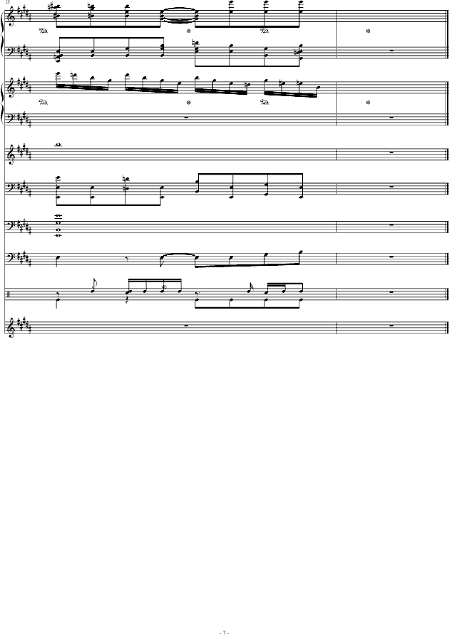 只要有你(钢琴谱)7