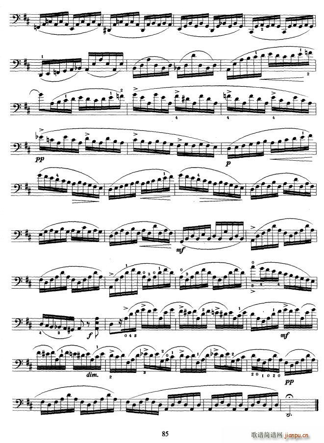 大提琴考级教程 第九级(大提琴谱)7