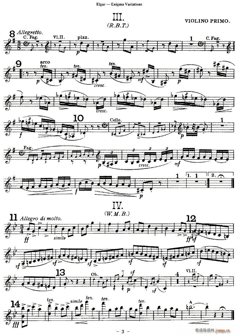 Edward Elgar Enigma Variations(十字及以上)3