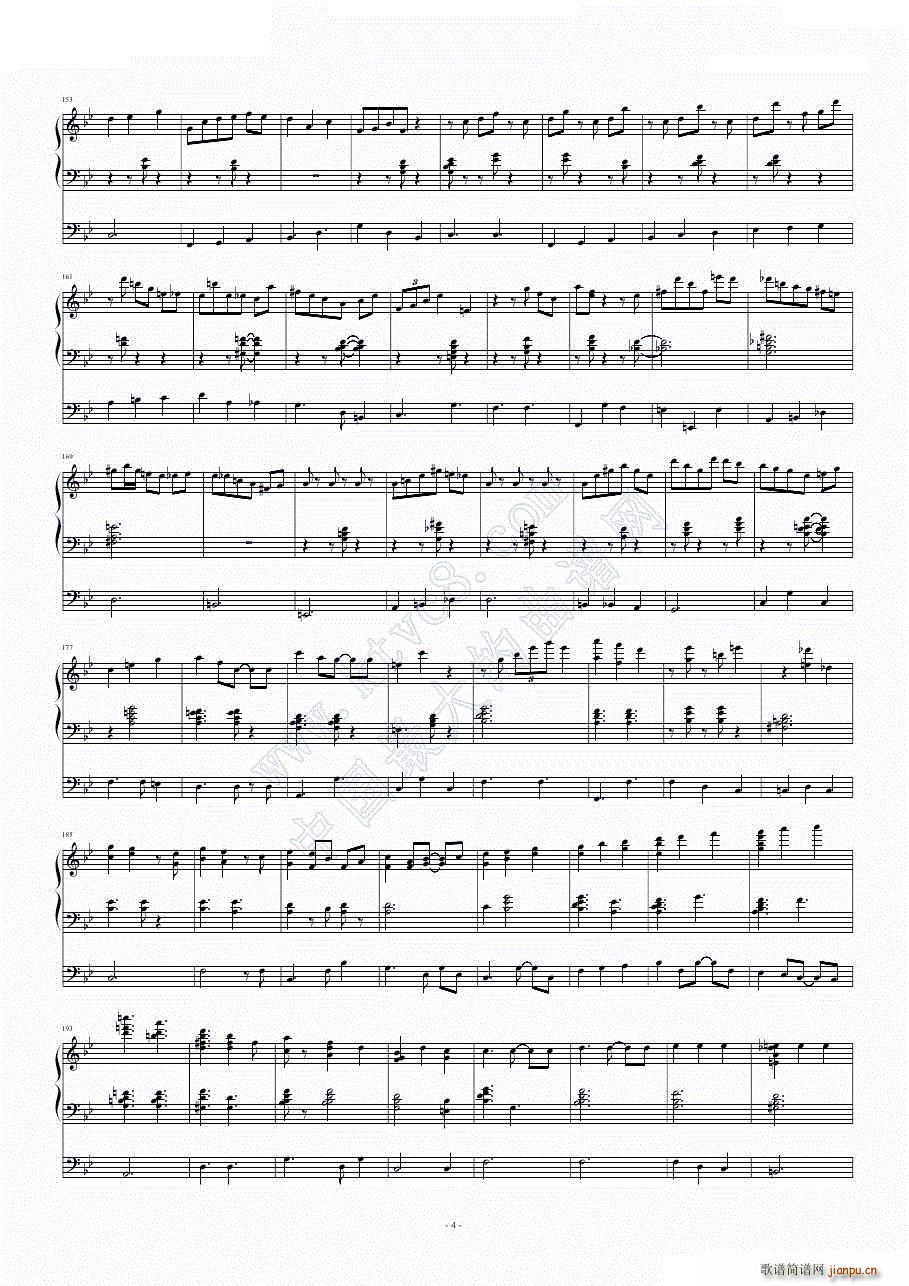 爵士 华尔兹 横滨 Yokohama waltz(钢琴谱)5