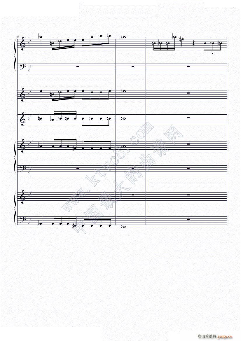 我们的故事 无伴奏(钢琴谱)25