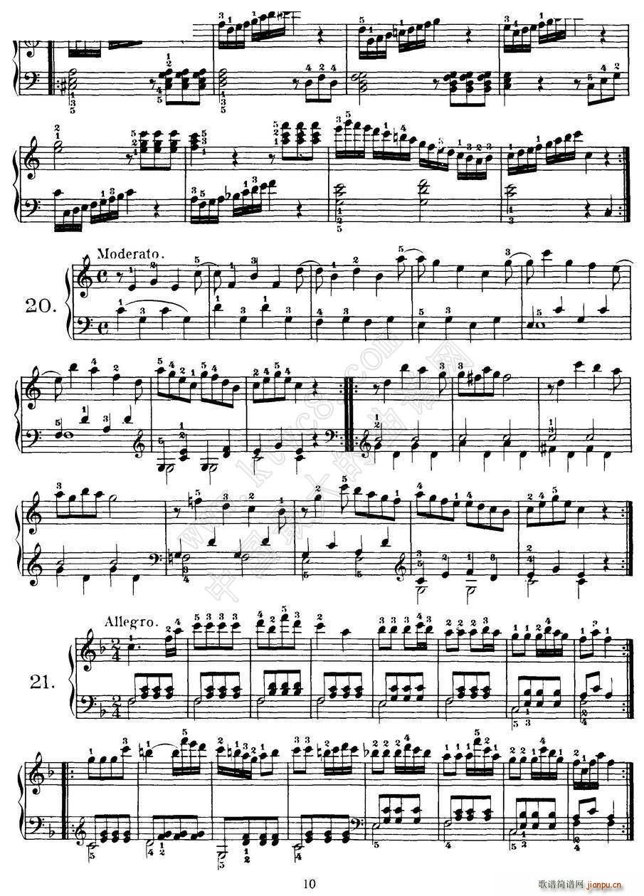 Czerny 100 Progressive Studies Op 139 1 21(钢琴谱)10