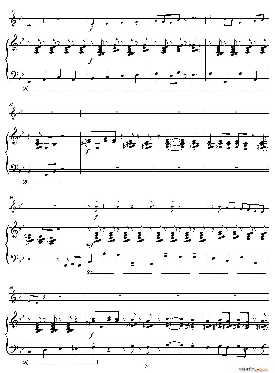 The Arrival of the Queen of Sheba(单簧管谱)3